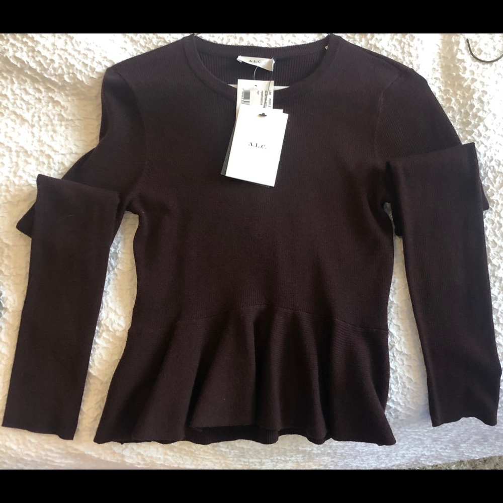 A.L.C. Plum Alex Sweater